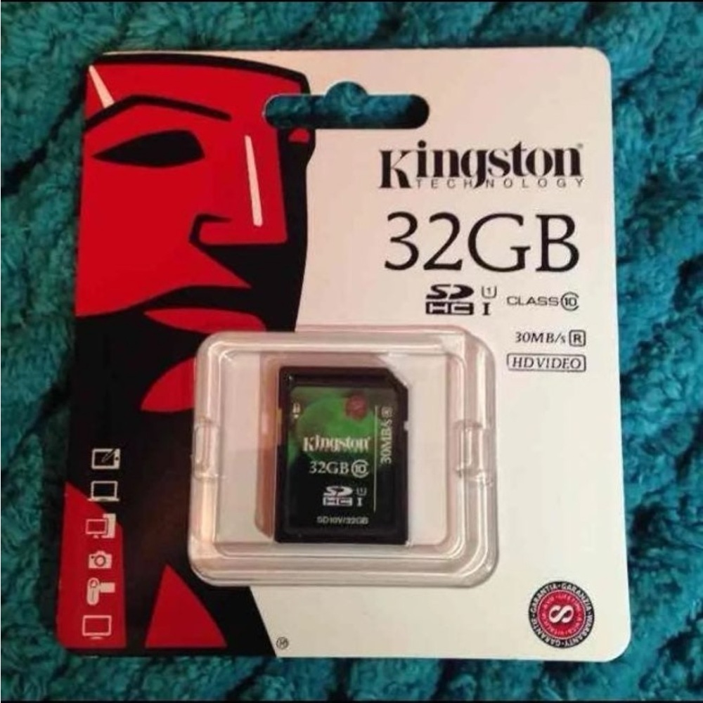 Kingston 32GB sd (NOT MICRO)